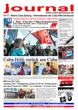 journal-01-17-a4 - Netzwerk Cuba Nachrichten