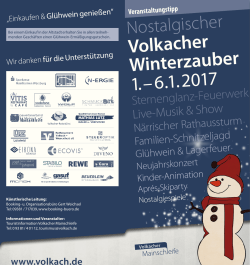 Winterzauber-Programm 2017