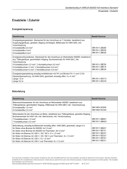 Gerätehandbuch SIRIUS M200D AS-Interface Standard
