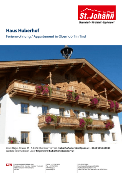 Haus Huberhof in Oberndorf in Tirol