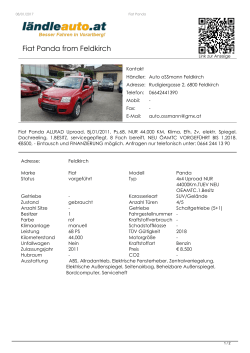 Fiat Panda from Feldkirch