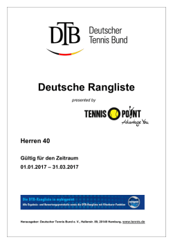 Herren 40 - Deutscher Tennis Bund