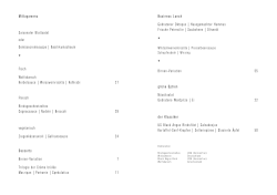 Menu zum Ausdrucken PDF