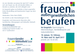 Im Gespr&auml;ch: Operns&auml;ngerin, Meeresbiologin