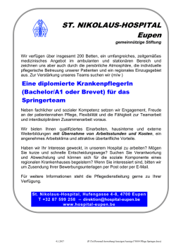 Stellenangebot - St. Nikolaus