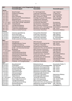 Terminübersicht 2017 im PDF Format