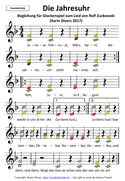 Die Jahresuhr - Musik für Kinder