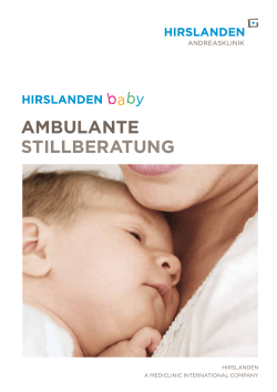 AMBULANTE STILLBERATUNG