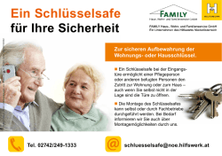 Ein Schl&uuml;sselsafe