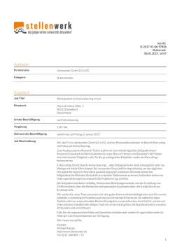 PDF - Stellenwerk Düsseldorf