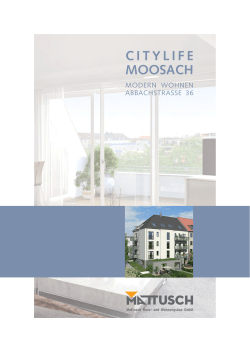 citylife moosach - Mattusch Haus