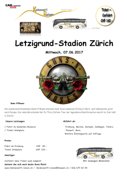 Letzigrund-Stadion Zürich - Kleibenzett`l
