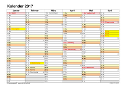 Kalender 2017
