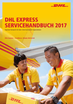 DHL Express Servicehandbuch 2017