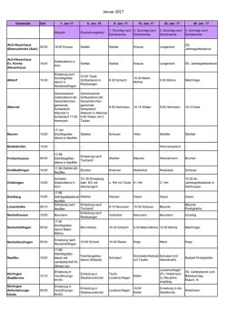 Januar - Evangelischer Kirchenbezirk N&uuml;rtingen
