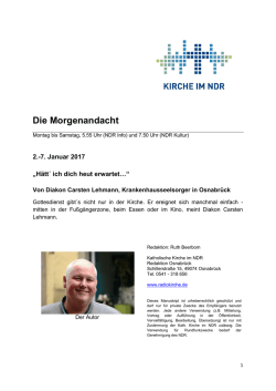 Die Morgenandacht