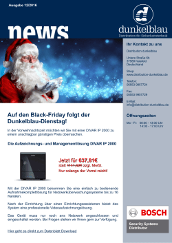 Distribution-dunkelblau Newsletter 12/2016