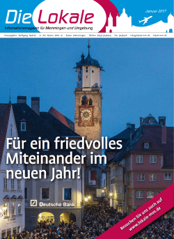 Januar 2017 - Lokale Zeitung Memmingen
