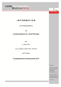 information - Land Ober&ouml;sterreich