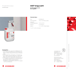 ASO®-Unigrund-K Produktinformation