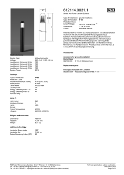 Series: Alu-Poller Lamelle Bollards Type of Installation