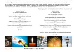 Unser Weihnachtsmenü - Restaurant Sonne in Leuggern