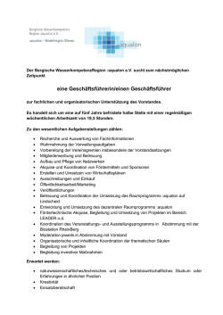 eine Gesch&auml;ftsf&uuml;hrerin/einen Gesch&auml;ftsf&uuml;hrer