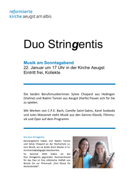 Duo Stringentis