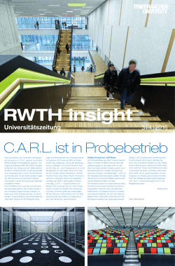 Universitätszeitung - RWTH Aachen University