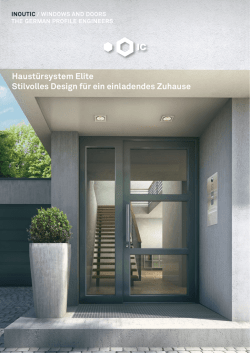 Haust&uuml;rsystem Elite Stilvolles Design f&uuml;r ein einladendes Zuhause