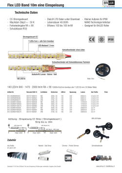 Datenblatt CC Flex LED 140 LED/m