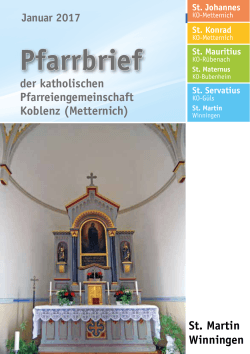St. Johannes - Pfarreiengemeinschaft Koblenz (Metternich)