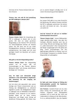 161223_Interview Tiemann und Schulze-Eck[...] - FDP