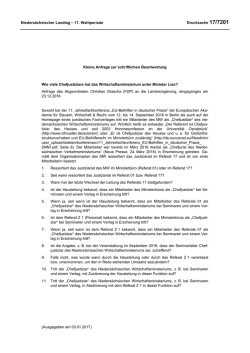 Drs. 17/7201  - Nieders&auml;chsischer Landtag