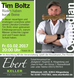 Tim Boltz - Ebert Keller