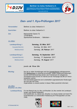 Dan- und 1. Kyu-Prüfungen 2017 - Berliner Ju