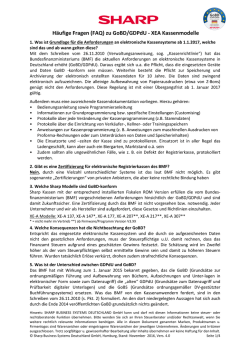 H&auml;ufige Fragen (FAQ) zu GoBD/GDPdU - XEA