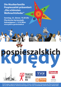 Die Musikerfamilie Pospieszalski präsentiert „Die schönsten