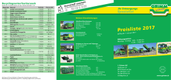 Preisliste Welaki und Rollmulden 2017