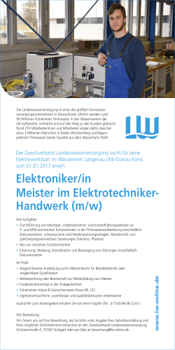 Elektroniker/in Meister im Elektro techniker