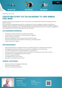 certifying staff cat b2 an boeing 737 und airbus a320 (m/w)