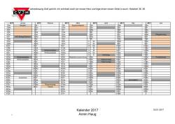CVJM Kalender 2017