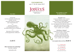 fischwoche - Weinstube Joducus