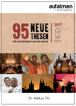 Dr. Markus Till - Aufatmen in Gottes Gegenwart