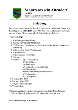 Einladung