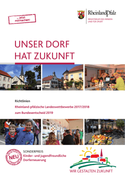Wettbewerbsrichtlinie - Ministerium des Innern und für Sport
