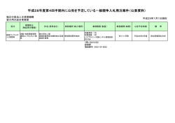 豊川用水 - 独立行政法人 水資源機構