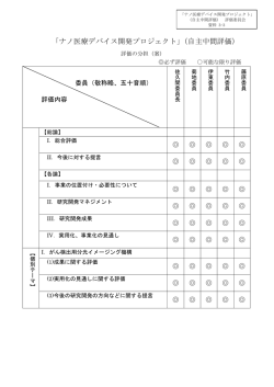 評価分担（案）