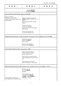 （植物界）平成29年1月2日から発効（PDF形式：339KB）