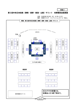 別紙3 知事懇談会配席図（PDF形式 109 キロバイト）